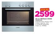 Bosch 60cm Metallic Oven HEN201E2
