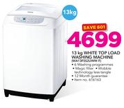 Samsung 13Kg White Top Load Washing Machine WA13F5S2UWW F