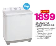 Defy 8Kg Twin Tub Washing Machine DTT166