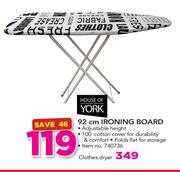 House Of York 92cm Ironing Board