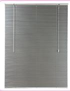 Decorland Ready Made 25MM Aluminium Venetian Blinds Silver-1600 W x 1600 H mm