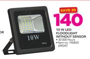 Eurolux 10W LED Floodlight Without Sensor