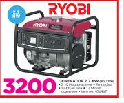 Ryobi Generator 2.7KW