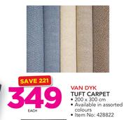 Van Dyk Tuft Carpet-200 x 300cm Each
