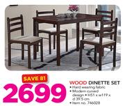 Wood Dinette Set