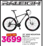 Raleigh 29" MXR Mountain Bicycle