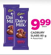 Cadbury Slabs Assorted-80g