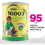 Nestle Nido 3 Years Milk-900g