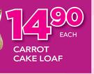Carrot Cake Loaf-Each