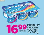 Parmalat Smooth Yoghurt-6 x 100g Per Pack