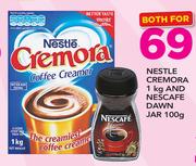 Nestle Cremora-1Kg & Nescafe Dawn Jar-100g Both For