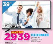 Telefunken 39" FHD LED TV TLEDD-39FHDA