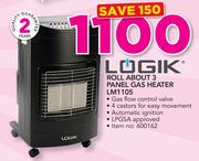 Logik Roll About 3 Panel Gas Heater LM1105