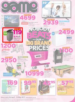 Game Namibia : Windhoek Nobody Beats Our Big Brand Prices (26 Apr - 10 May 2017), page 1