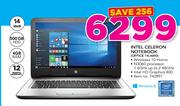 HP 14" Intel Celeron Notebook OFFICE-14-AM0