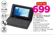 Verssed 7" 3G Wi-Fi Tablet E11MOTION
