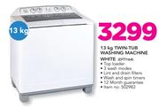 Defy 13Kg Twin-Tub Washing Machine White DTT164