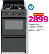 Defy 500mm 4 Burner Gas Stove DGS168SGG