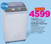 Hisense 13Kg Top Load Washing Machine WTX1302S