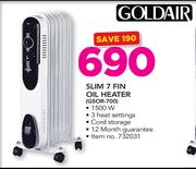 Goldair Slim 7 Fin Oil Heater GSOR-700