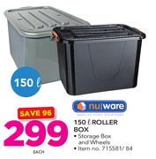 Nuware 150L Roller Box-Each