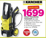 Karcher 1600W High Pressure Washer K2360