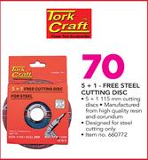 Tork Craft 5 + 1 Free Steel Cutting Disc