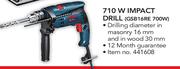 Bosch 710W Impact Drill GSB16RE700W-Each