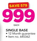 Single Base-Each
