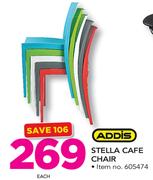 Addis Stella Cafe Chair-Each