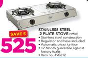 Cadac Stainless Steel 2 Plate Stove 193E