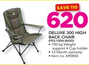 Camp Master Deluxe 300 High Back Chair F03-100A-860G