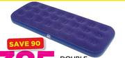 Camp Master Single Airbed Flocked