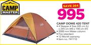 Camp Master 4 Sleeper Camp Dome 420 Tent 245X245X140cm