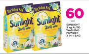 Sunlight 2 In 1 Auto Washing Powder Bag-3Kg Each