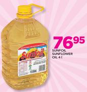 Sunfoil Sunflower Oil-4Ltr