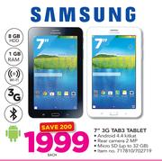 Samsung 7" 3G TAB3 Tablet-Each
