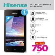Hisense Dual Sim Smartphone GLORY U601S-Each