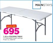 Mainstays 1.22m Folding Table