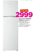 Hisense 220Ltr Top Freezer Fridge H220TWH