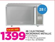 Defy 28Ltr Electronic Microwave Metallic Oven