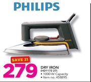 Philips Dry Iron HD117227