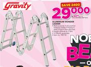 Gravity Aluminium Wonder Ladder With Non Skid Feet