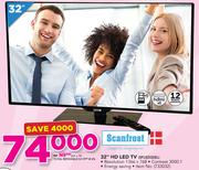Scanfrost 32" HD LED TV SFLED32EL