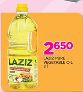 Laziz Pure Vegetable Oil-3Ltr