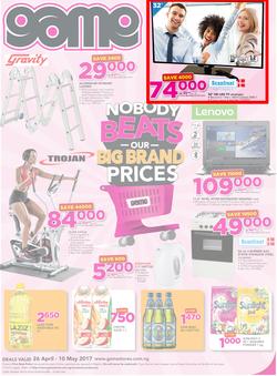Game Nigeria : Nobody Beats Our Big Brand Prices (26 Apr - 10 May 2017), page 1