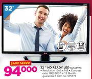 LG 32" HD Ready LED TV 32LS3100