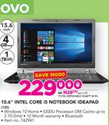 Lenovo 15.6" Intel Core i5 Notebook IDEAPAD 100