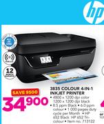HP 3835 Colour 4 In 1 Inkjet Printer