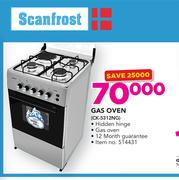 Scanfrost Gas Oven CK-5312NG